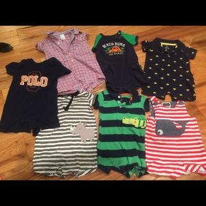 Boys Rompers size 6-9 Months